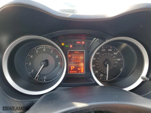2008 Mitsubishi Lancer Evolution MR with VIN JA3AW56VX8U051043, listed as a Copart auction lot 47422035 with 115,391 mi miles and Salvage Title. Bid and sale history available at carsss.com. Image 9.