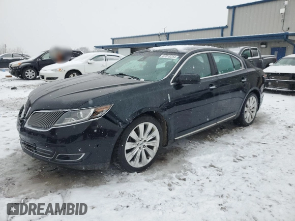 2014 Lincoln MKS EcoBoost with VIN 1LNHL9FT6EG608602, listed as a Copart auction lot 87018254 with 124,329 mi miles and Clean title. Bid and sale history available at DreamBid. Image 1.