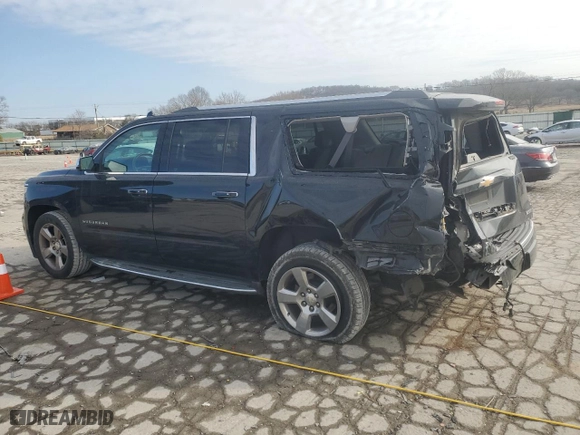 2017 Chevrolet Suburban Premier with VIN 1GNSKJKC3HR176278, listed as a Copart auction lot 89237005 with 147,983 mi miles and Salvage Title. Bid and sale history available at carsss.com. Image 2.