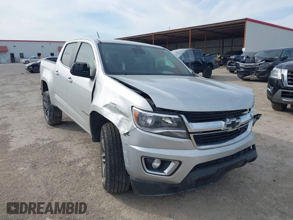 2020 Chevrolet Colorado 2WD LT with VIN 1GCGSCEN9L1142103, listed as a IAAI auction lot 41729963 with 83,180 mi miles and . Bid and sale history available at DreamBid. Image 1.