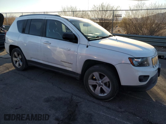 2017 Jeep Compass Sport with VIN 1C4NJCBB2HD208727, listed as a Copart auction lot 88158175 with 157,684 mi miles and Salvage Title. Bid and sale history available at DreamBid. Image 4.
