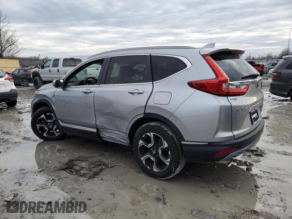 2019 Honda CR-V Touring with VIN JHLRW2H9XKX000749, listed as a Copart auction lot 45357965 with 55,523 mi miles and Salvage Title. Bid and sale history available at carsss.com. Image 2.