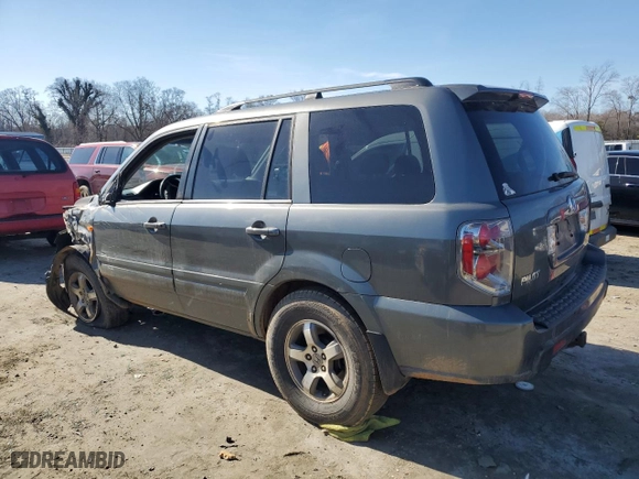 2007 Honda Pilot EX with VIN 5FNYF284X7B030171, listed as a Copart auction lot 43375145 with 200,169 mi miles and Salvage Title. Bid and sale history available at carsss.com. Image 2.