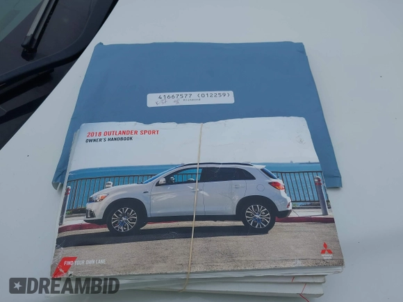 2018 Mitsubishi Outlander Sport SE 2.4 with VIN JA4AR3AW3JZ012259, listed as a IAAI auction lot 41667577 with 66,995 mi miles. Bid and sale history available at carsss.com. Image 12.