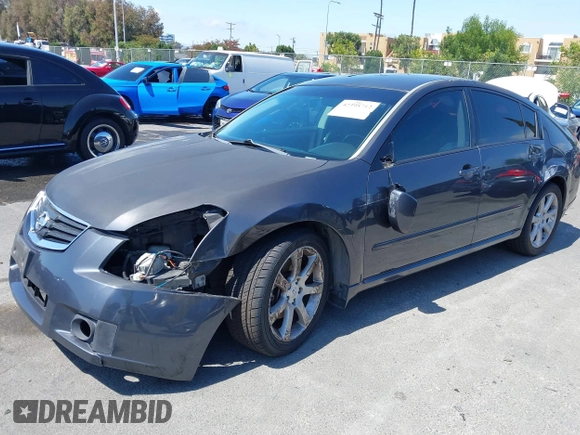 2008 Nissan Maxima SE with VIN 1N4BA41EX8C821520, listed as a IAAI auction lot 42395712 with 99,785 mi miles and . Bid and sale history available at DreamBid. Image 18.