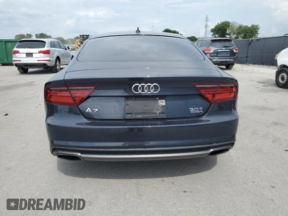 2016 Audi A7 Premium Plus z VIN WAUWGAFC4GN193485, wystawiony jako Copart lot #54731675 z przebiegiem 85 403 mil mil oraz Szkoda całkowita • Salvage title. Historia ofert i sprzedaży dostępna na DreamBid. Obrazek 6.