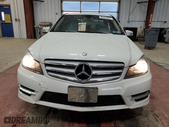 2012 Mercedes-Benz C 300 Sport with VIN WDDGF8BB1CR230744, listed as a Copart auction lot 80452834 with 143,320 mi miles and Salvage Title. Bid and sale history available at DreamBid. Image 5.