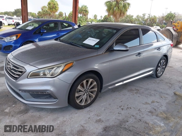 2017 Hyundai Sonata Sport with VIN 5NPE34AF4HH450854, listed as a IAAI auction lot 40133552 with 171,429 mi miles. Bid and sale history available at carsss.com. Image 2.