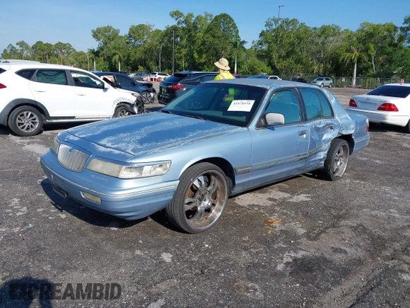 1997 Mercury Grand Marquis LS with VIN 2MELM75W7VX708034, listed as a IAAI auction lot 41878938 with 197,818 mi miles and . Bid and sale history available at DreamBid. Image 17.