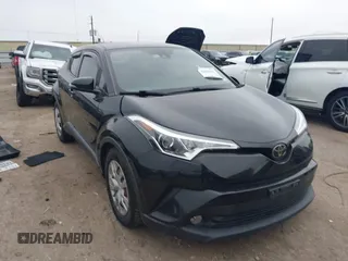 2019 Toyota C-HR XLE with VIN JTNKHMBX9K1035969, listed as a IAAI auction lot 41601631 with 1 mi miles. Bid and sale history available at carsss.com. Image 1.