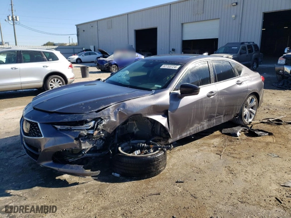 2022 Acura TLX w/Technology Package with VIN 19UUB5F41NA003012, listed as a Copart auction lot 82753724 with 41,478 mi miles and Salvage Title. Bid and sale history available at carsss.com. Image 1.