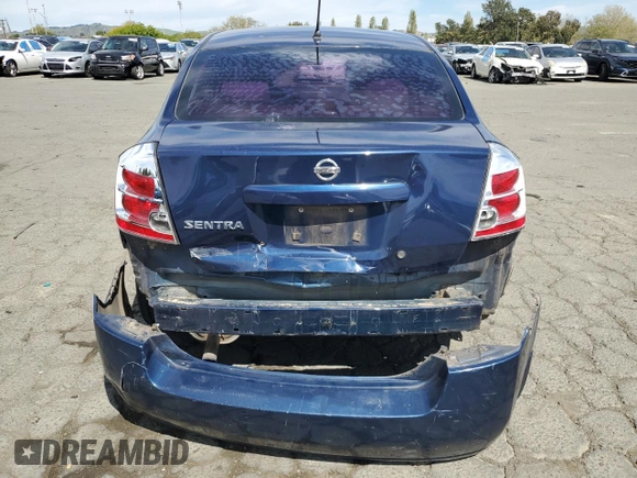 2008 Nissan Sentra 2.0 z VIN 3N1AB61E08L632283, wystawiony jako Copart lot #52636135 z przebiegiem 250 831 mil mil oraz Szkoda całkowita • Salvage title. Historia ofert i sprzedaży dostępna na DreamBid. Obrazek 6.