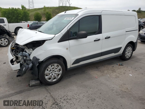 2014 Ford Transit Connect XL with VIN NM0LS7E75E1160203, listed as a Copart auction lot 59225235 with 140,980 mi miles and Salvage title. Bid and sale history available at DreamBid. Image 1.
