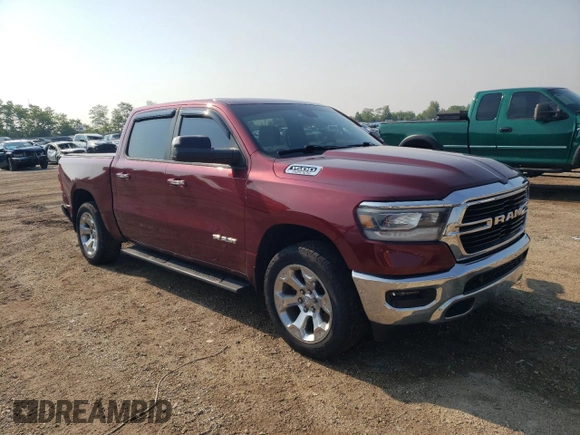 2019 Ram 1500 Big Horn z VIN 1C6SRFFT8KN614181, wystawiony jako Copart lot #59355085 z przebiegiem 125 995 mil mil oraz Szkoda całkowita • Salvage title. Historia ofert i sprzedaży dostępna na DreamBid. Obrazek 4.