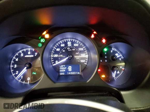2011 Lexus GS 350 with VIN JTHCE1KS5B0028459, listed as a Copart auction lot 81760404 with 143,201 mi miles and Salvage Title. Bid and sale history available at carsss.com. Image 9.