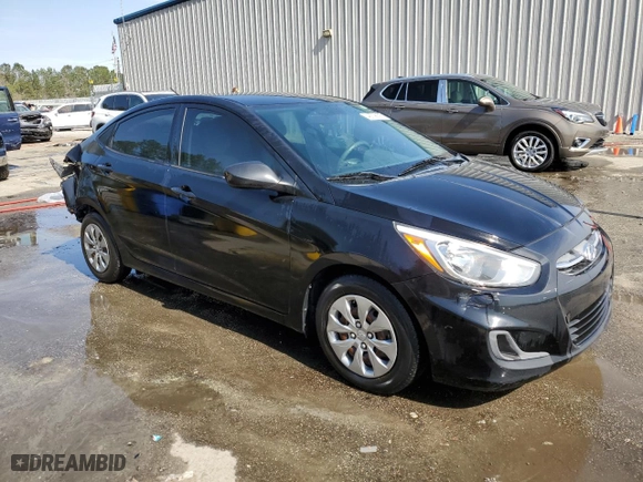 2017 Hyundai Accent SE with VIN KMHCT4AE9HU357327, listed as a Copart auction lot 48708635 with 103,610 mi miles and Salvage Title. Bid and sale history available at carsss.com. Image 4.
