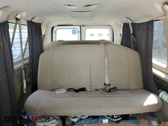2011 Ford Econoline Passenger XL with VIN 1FBNE3BL1BDA64595, listed as a Copart auction lot 54395194 with 190,180 mi miles and Non Repairable. Bid and sale history available at carsss.com. Image 10.