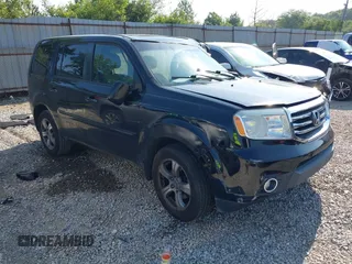 2013 Honda Pilot EX-L with VIN 5FNYF4H67DB045560, listed as a IAAI auction lot 42475666 with 108,938 mi miles and . Bid and sale history available at DreamBid. Image 1.
