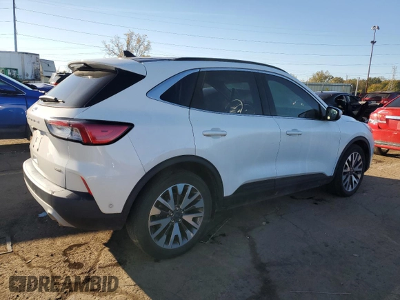 2020 Ford Escape Titanium Hybrid with VIN 1FMCU0DZ5LUA54462, listed as a Copart auction lot 76230694 with 32,698 mi miles and Salvage title. Bid and sale history available at DreamBid. Image 3.