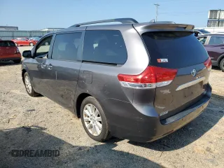 2013 Toyota Sienna XLE with VIN 5TDDK3DC5DS049425, listed as a Copart auction lot 62391555 with 108,594 mi miles and Salvage title. Bid and sale history available at DreamBid. Image 2.