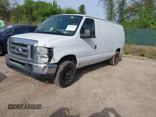 2008 Ford Econoline Cargo Commercial with VIN 1FTNE14W58DA55740, listed as a IAAI auction lot 42117873 with 191,734 mi miles. Bid and sale history available at carsss.com. Image 2.