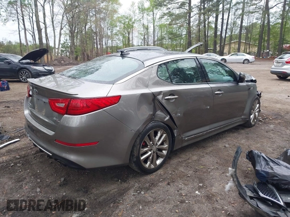 2015 Kia Optima SXL Turbo with VIN 5XXGR4A66FG393606, listed as a IAAI auction lot 42005693 with 194,747 mi miles and . Bid and sale history available at DreamBid. Image 4.