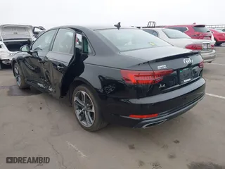 2019 Audi A4 Premium with VIN WAUGMAF45KN021738, listed as a IAAI auction lot 41583455 with 53,337 mi miles. Bid and sale history available at carsss.com. Image 3.
