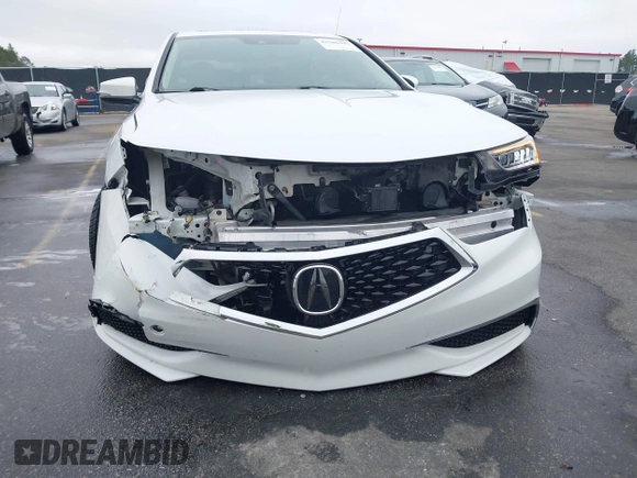 2020 Acura TLX with VIN 19UUB1F39LA003045, listed as a IAAI auction lot 41508499 with 83,326 mi miles. Bid and sale history available at carsss.com. Image 6.