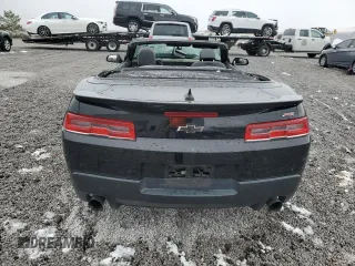 2015 Chevrolet Camaro LT with VIN 2G1FF3D38F9297606, listed as a Copart auction lot 79968184 with 0 mi miles and Salvage Title. Bid and sale history available at carsss.com. Image 6.