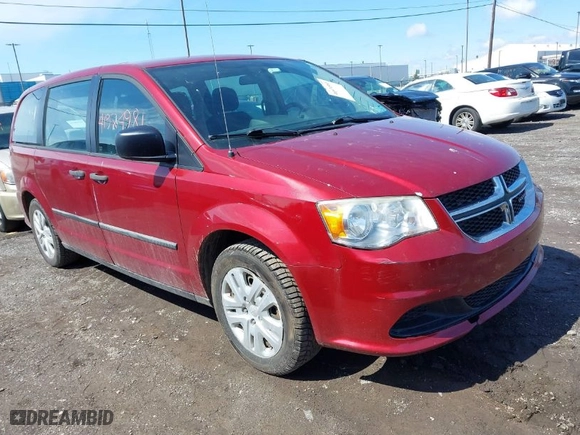 2014 Dodge Grand Caravan SE with VIN 2C4RDGBG8ER130488, listed as a IAAI auction lot 41974981 with 126,315 mi miles. Bid and sale history available at carsss.com. Image 1.