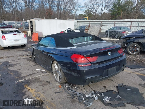 2012 BMW 6 Series 640i z VIN WBALW7C52CC618691, wystawiony jako IAAI lot #41305802 z przebiegiem Nie podano mil oraz . Historia ofert i sprzedaży dostępna na DreamBid. Obrazek 3.