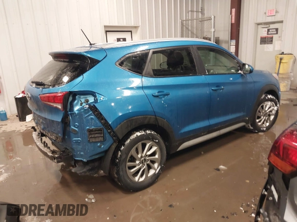 2017 Hyundai Tucson SE with VIN KM8J3CA46HU495416, listed as a IAAI auction lot 41627994 with 128,347 mi miles. Bid and sale history available at carsss.com. Image 4.