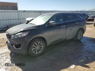 2016 Kia Sorento LX with VIN 5XYPG4A37GG043586, listed as a Copart auction lot 46790385 with 184,870 mi miles and Salvage Title. Bid and sale history available at carsss.com. Image 1.