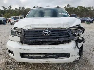 2018 Toyota Sequoia SR5 with VIN 5TDBY5G13JS159090, listed as a Copart auction lot 48144255 with 167,208 mi miles and Salvage Title. Bid and sale history available at carsss.com. Image 5.