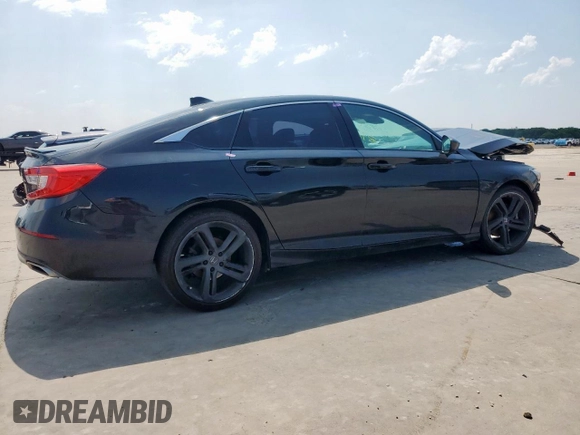 2020 Honda Accord Sport with VIN 1HGCV2F39LA012451, listed as a Copart auction lot 59361395 with 61,539 mi miles and Salvage title. Bid and sale history available at DreamBid. Image 3.