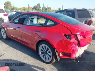 2023 Tesla Model 3 with VIN 5YJ3E1EA9PF695547, listed as a IAAI auction lot 40100334 with Not Provided miles and . Bid and sale history available at DreamBid. Image 3.