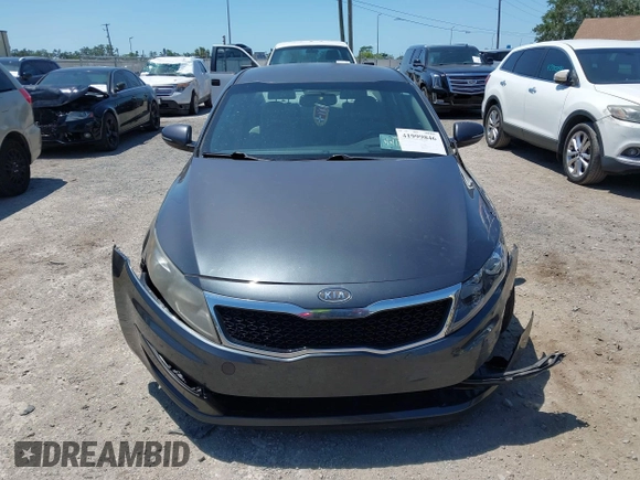 2011 Kia Optima LX with VIN KNAGM4A78B5185164, listed as a IAAI auction lot 41999846 with 216,008 mi miles and . Bid and sale history available at carsss.com. Image 12.