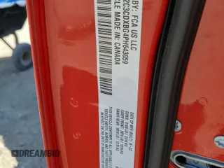 2023 Dodge Charger SXT with VIN 2C3CDXBG4PH643059, listed as a Copart auction lot 52462385 with 5,037 mi miles and Salvage Title. Bid and sale history available at DreamBid. Image 13.