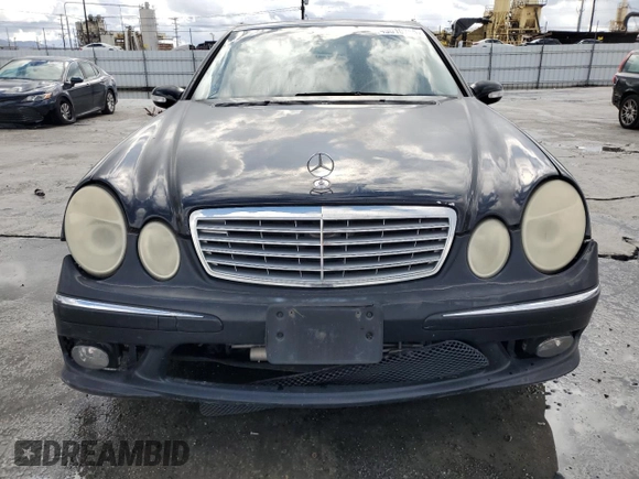 2005 Mercedes-Benz E 5.0L with VIN WDBUF70J85A683891, listed as a Copart auction lot 49010755 with Not Provided miles and Clean Title. Bid and sale history available at carsss.com. Image 5.