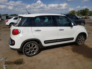 2014 FIAT 500L Trekking with VIN ZFBCFADH2EZ006597, listed as a Copart auction lot 71991734 with 126,092 mi miles and Salvage Title. Bid and sale history available at carsss.com. Image 3.
