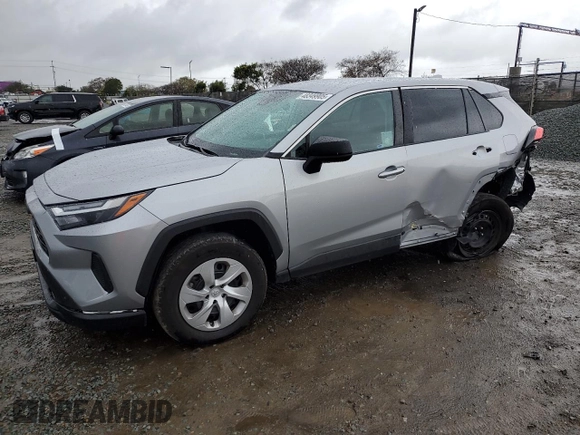 2023 Toyota RAV4 LE with VIN 2T3F1RFV1PW372760, listed as a Copart auction lot 48349905 with 34,417 mi miles and Salvage Title. Bid and sale history available at carsss.com. Image 1.