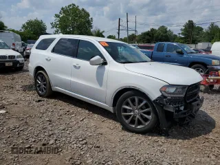 2017 Dodge Durango GT z VIN 1C4RDHDG7HC936080, wystawiony jako Copart lot #65444024 z przebiegiem Nie podano mil oraz Szkoda całkowita • Salvage title. Historia ofert i sprzedaży dostępna na DreamBid. Obrazek 4.