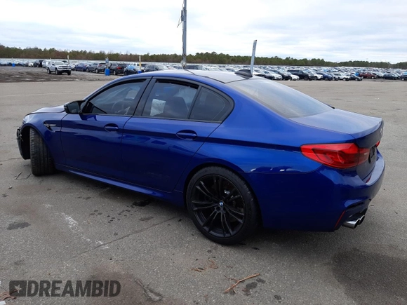 2019 BMW M5 Competition with VIN WBSJF0C56KB284826, listed as a Copart auction lot 70882182 with 35,727 mi miles. Bid and sale history available at carsss.com. Image 2.