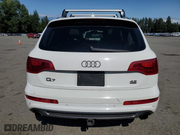2010 Audi Q7 z VIN WA1DVAFE3AD008027, wystawiony jako Copart lot #59165825 z przebiegiem 158 040 mil mil oraz Czysty tytuł • Clean title. Historia ofert i sprzedaży dostępna na DreamBid. Obrazek 6.