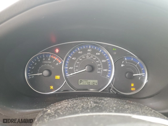 2010 Subaru Forester 2.5X Premium with VIN JF2SH6CC2AH906519, listed as a Copart auction lot 50597195 with 170,104 mi miles and Salvage Title. Bid and sale history available at carsss.com. Image 9.