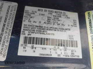 2006 Ford Expedition Eddie Bauer with VIN 1FMFU175X6LA88175, listed as a IAAI auction lot 42259682 with 225,003 mi miles and . Bid and sale history available at DreamBid. Image 9.