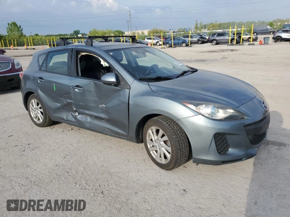 2012 Mazda 3 i Grand Touring with VIN JM1BL1M72C1656647, listed as a Copart auction lot 55590505 with 133,716 mi miles and Salvage title. Bid and sale history available at DreamBid. Image 4.