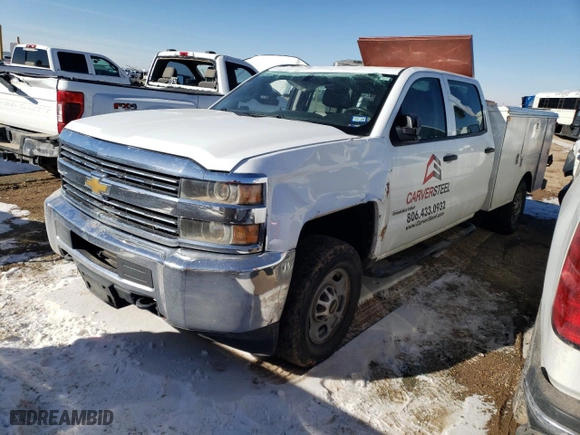 2015 Chevrolet Silverado 2500HD Built After Aug 14 Work Truck with VIN 1GC1KUEG4FF506366, listed as a Copart auction lot 89371305 with 225,112 mi miles and Salvage Title. Bid and sale history available at carsss.com. Image 1.