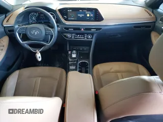 2020 Hyundai Sonata SEL z VIN 5NPEF4JA8LH006462, wystawiony jako Copart lot #58179245 z przebiegiem 49 975 mil mil oraz Szkoda całkowita • Salvage title. Historia ofert i sprzedaży dostępna na DreamBid. Obrazek 8.
