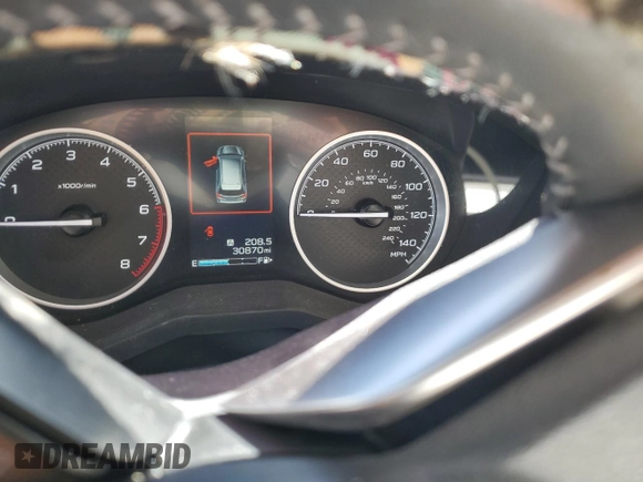 2022 Subaru Forester Premium with VIN JF2SKAEC3NH427064, listed as a Copart auction lot 57065135 with 30,870 mi miles and Salvage title. Bid and sale history available at DreamBid. Image 9.